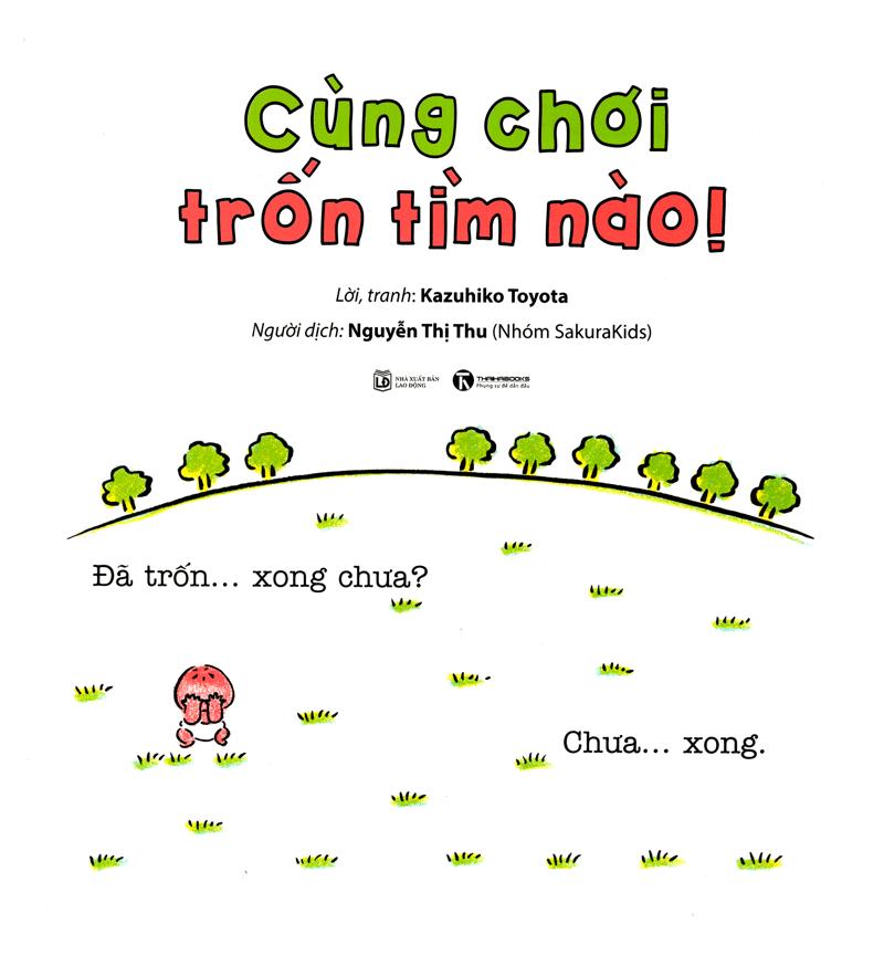 Ehon Chơi Cùng Momo - Chú Bé Quả Đào - Cùng Chơi Trốn Tìm Nào! (Tái Bản 2022)