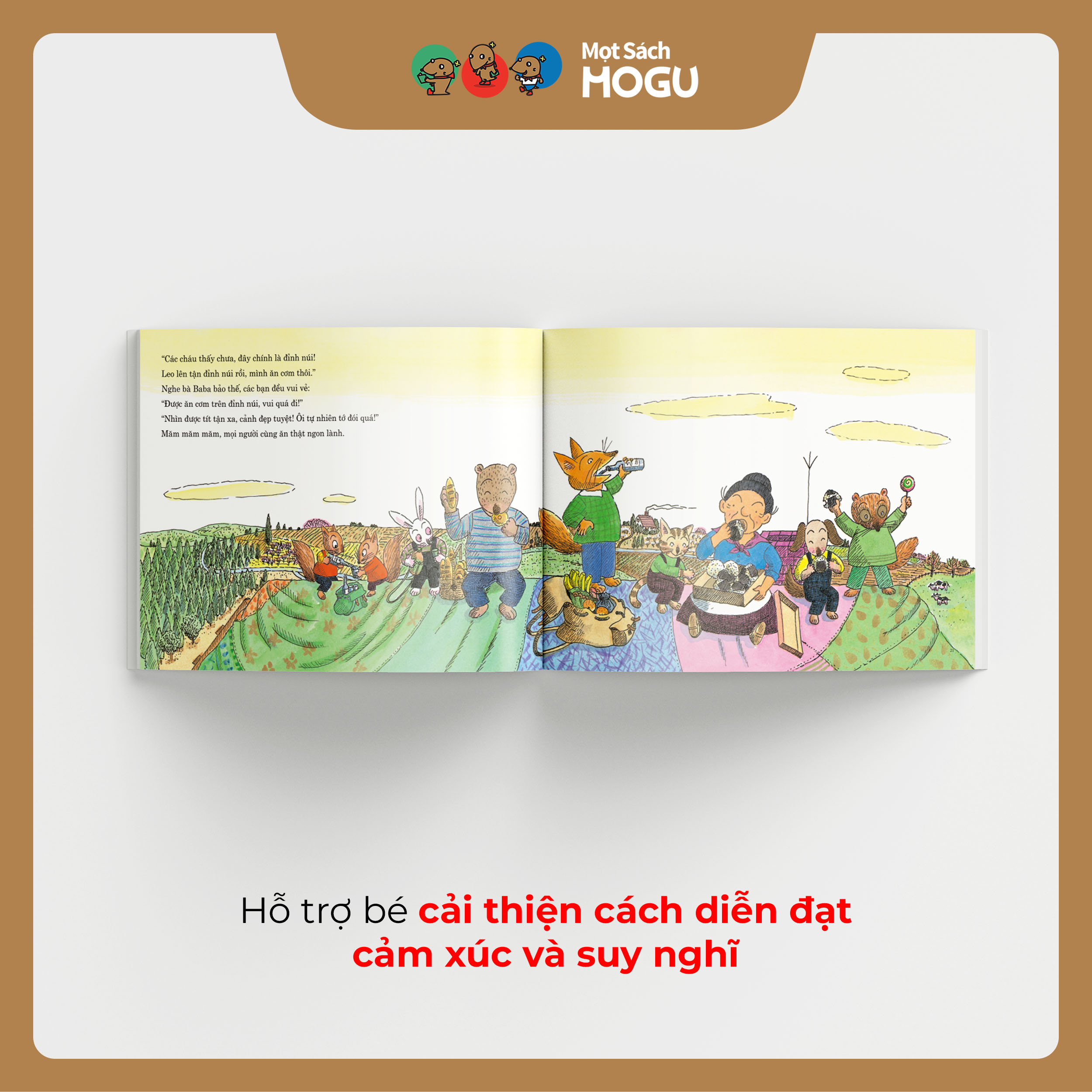 Truyện Ehon bé 3-4-5 tuổi - Leo núi