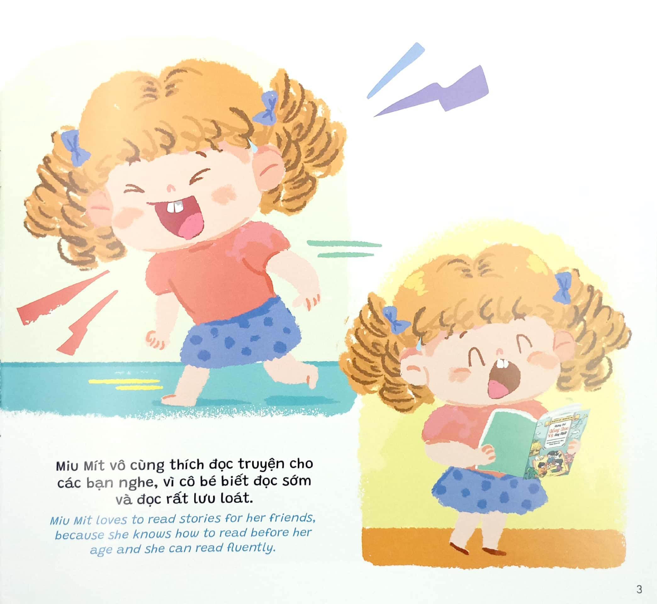 Truyện Kể Cho Miu Hiểu Chuyện - Con Ghét Đánh Răng (Song Ngữ Việt-Anh)