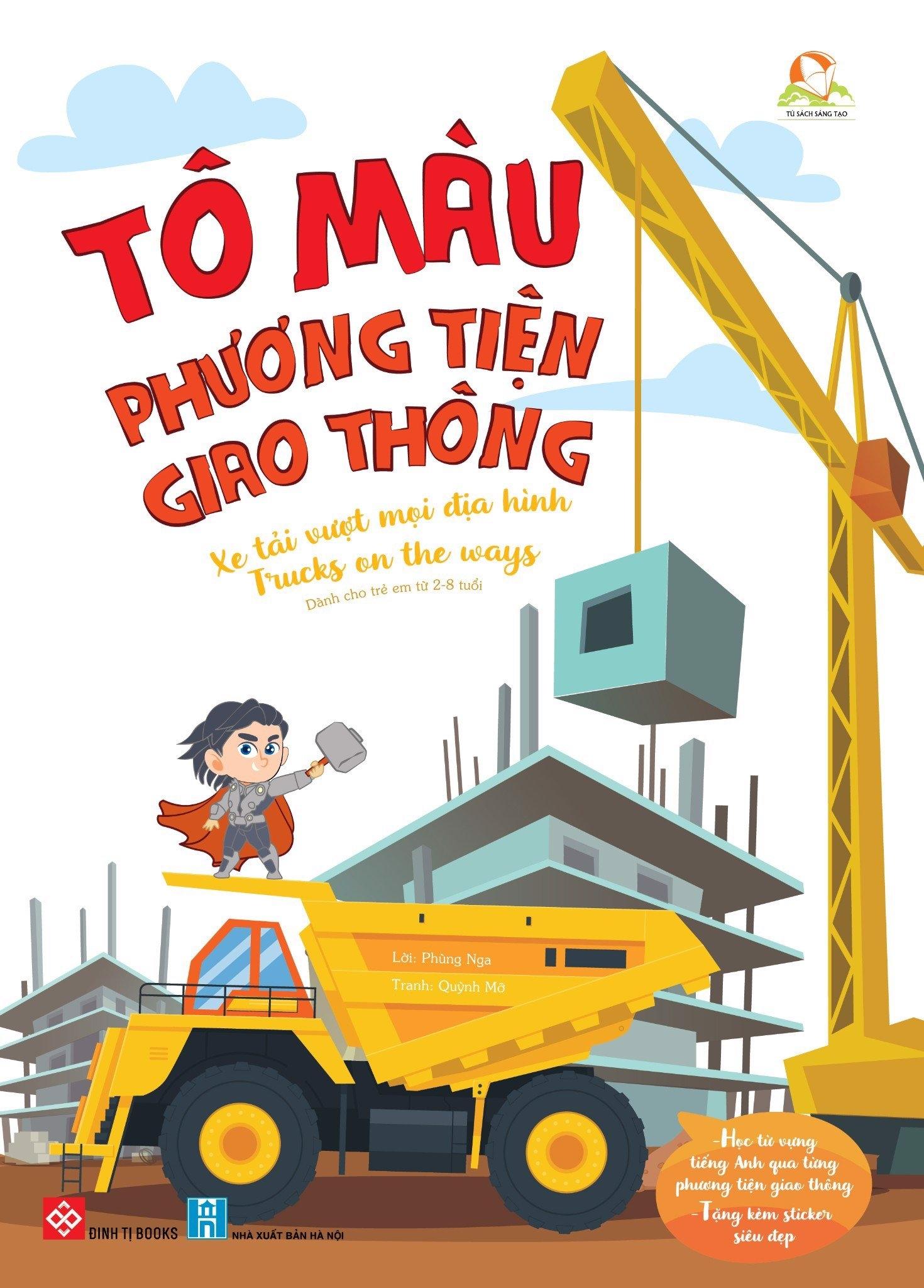 Tô Màu Phương Tiện Giao Thông - Xe Tải Vượt Mọi Địa Hình - Trucks On The Ways