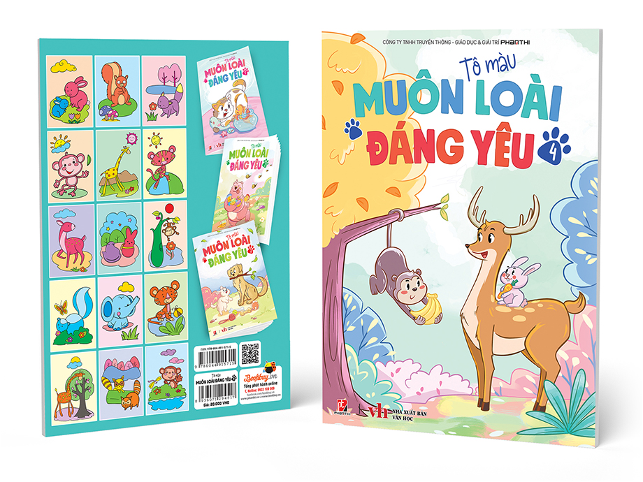 Tô Màu - Muôn Loài Đáng Yêu - Bộ 4 Tập