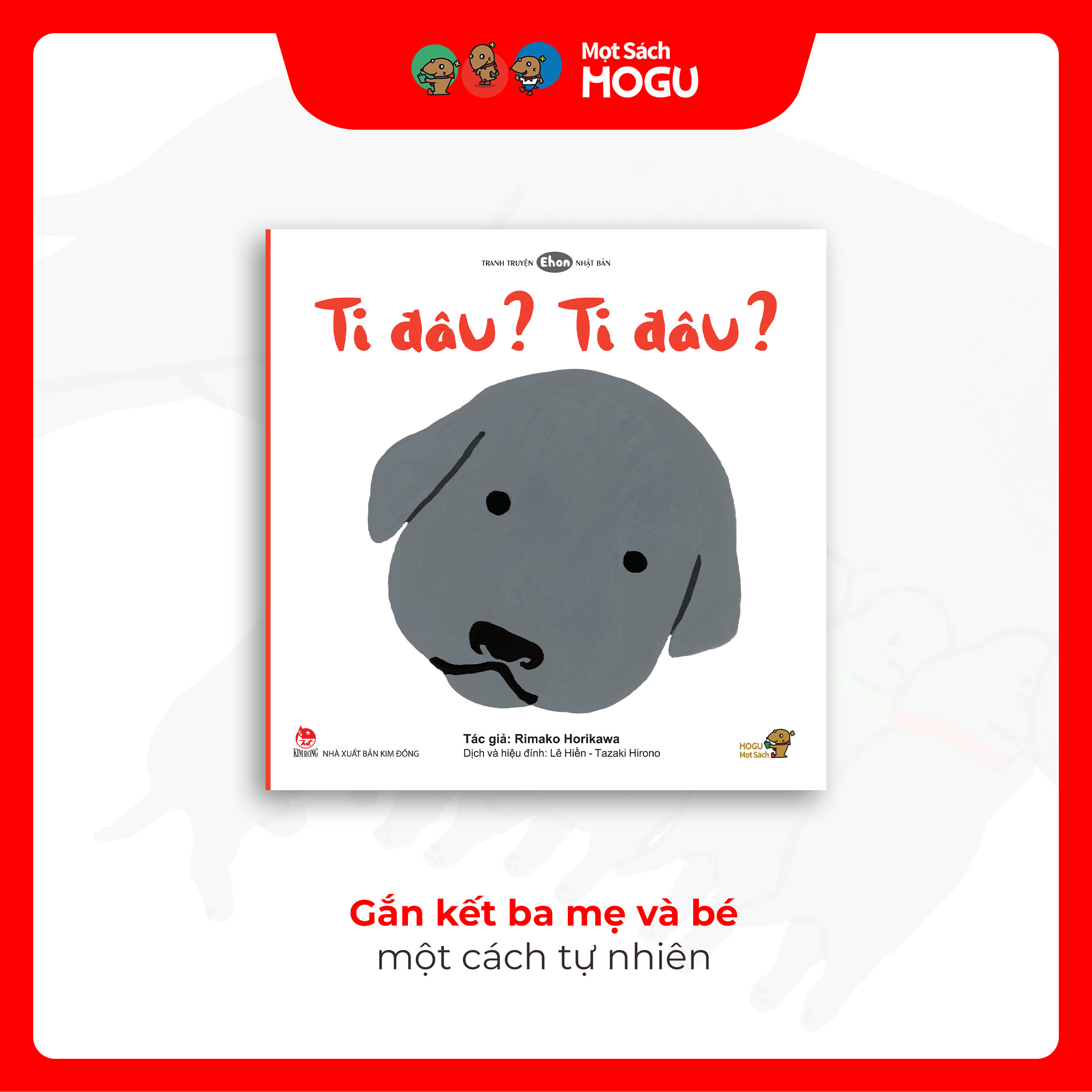 Truyện Ehon bé 1-2-3 tuổi - Ti đâu? Ti đâu?