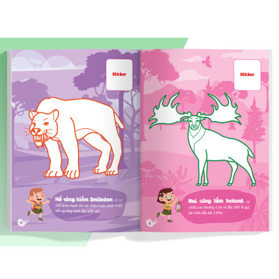 Con tô màu - Thám Hiểm Động Vật Cổ Đại