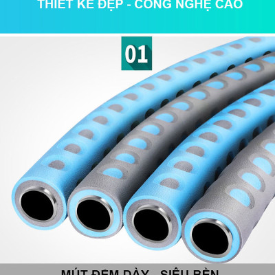 Vòng Lắc Eo Giảm Mỡ Bụng - Hàng Chính Hãng dododios - Phiên Bản 2029 Plus - Vòng lắc eo bằng hợp kim rỗng - Thay đổi được cân nặng - Đảm bảo tính cá nhân hóa khi tập luyện