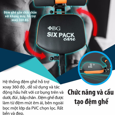 Máy Tập Cơ Bụng Đa Năng Cải Tiến New Six Pack Care KM2018 (hàng nhập khẩu)
