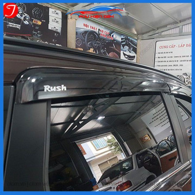 Vè che mưa ô tô Rush 2018-2019-2020-2021-2022 vè đen thái cao cấp chắn mưa, cản bụi, trang trí xe hơi