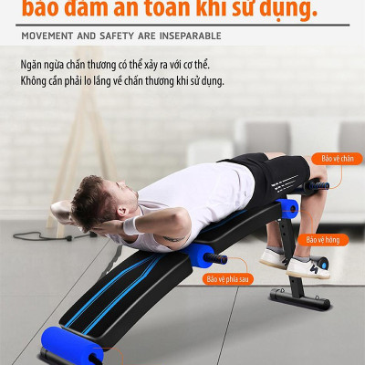 Ghế Tập Bụng Cong Muse Màu Có Chốt Gập BG SU-118 (hàng nhập khẩu)