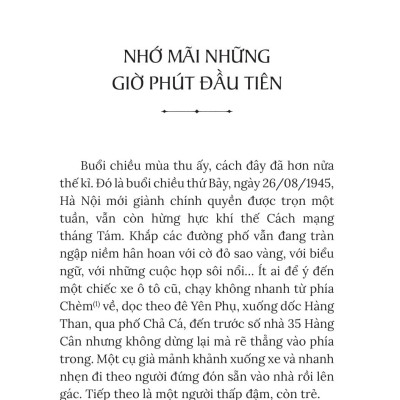 Sách - Thư Kí Bác Hồ Kể Chuyện