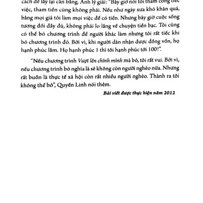 Hát Lời Cho Quả Sai