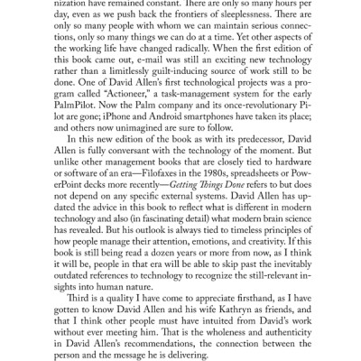 Getting Things Done: The Art Of Stress-Free Productivity