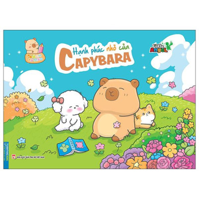 Sách - Sách Tô Màu - Hạnh Phúc Nhỏ Của Capybara