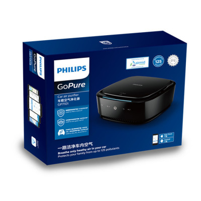 Máy khử mùi, lọc không khí trên xe ô tô cao cấp Philips GP7101 - Hàng chính hãng