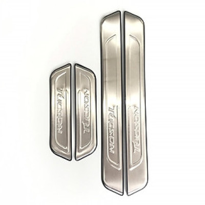 Bộ Ốp bậc, Nẹp bước chân INOX dành cho xe Hyundai Tucson