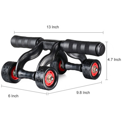 Con Lăn Tập Cơ Bụng 4 Bánh Chính Hãng