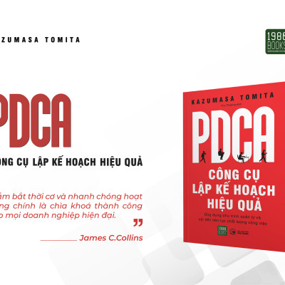 PDCA - Công cụ lập kế hoạch hiệu quả - Kazusama Tomita (1980BOOKS HCM)