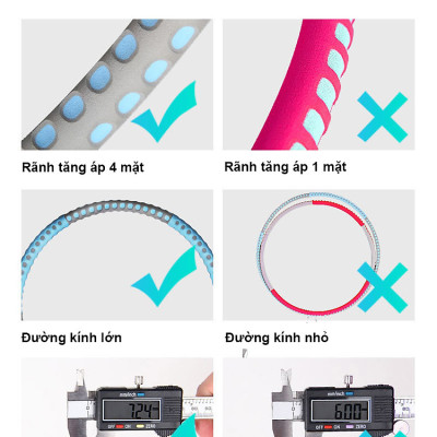Vòng Lắc Eo Giảm Mỡ Bụng - Hàng Chính Hãng dododios - Phiên Bản 2029 Plus - Vòng lắc eo bằng hợp kim rỗng - Thay đổi được cân nặng - Đảm bảo tính cá nhân hóa khi tập luyện