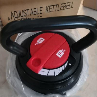 Tạ Bình Vôi,Tạ Kettlebell Điều Chỉnh 18kg Cao Cấp 100% Gang Đúc Thế Hệ Mới Nhất 2021
