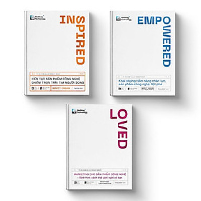  Combo Sách Kinh Doanh-  HÀNH TRANG CHO NGƯỜI LÀM CÔNG NGHỆ (INSPIRED + EMPOWERED + LOVED)