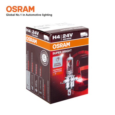 Bóng Đèn Halogen OSRAM Super Bright H4 24V 100/90W - Nhập Khẩu Chính Hãng
