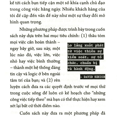 Hoàn Thành Mọi Việc Không Hề Khó - AL