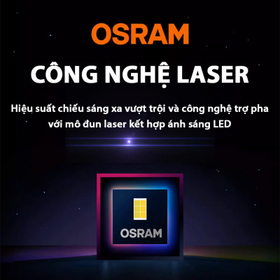 Combo 2 Bóng Đèn Bi LED Laser Hiệu Suất Cao OSRAM LEDPES108-BK LHD 12V 45/66W