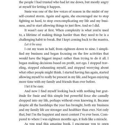 Let It Be Easy: Simple Ways To Stop Stressing And Start Living