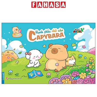 Sách - Sách Tô Màu - Hạnh Phúc Nhỏ Của Capybara
