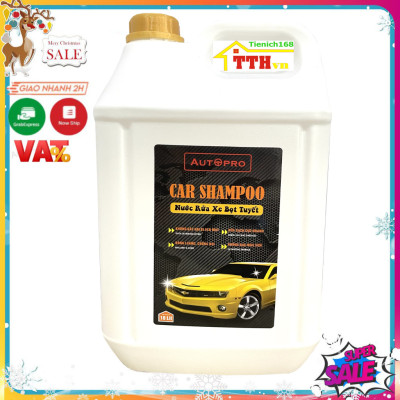 Nước rửa xe bọt tuyết Car Shampoo 5 lít cho ô tô xe máy 