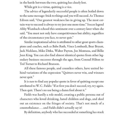 Quit: The Power Of Knowing When To Walk Away