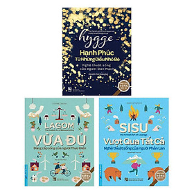 Combo 3 Cuốn: Sisu, Hygge Và Lagom