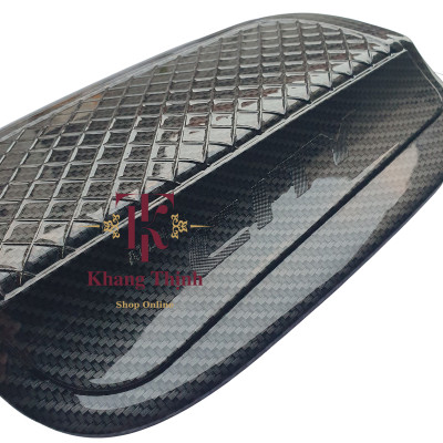 Ốp Nắp Bình Xăng Dành Cho Xe Honda City 2021 Vân Carbon Cao Cấp