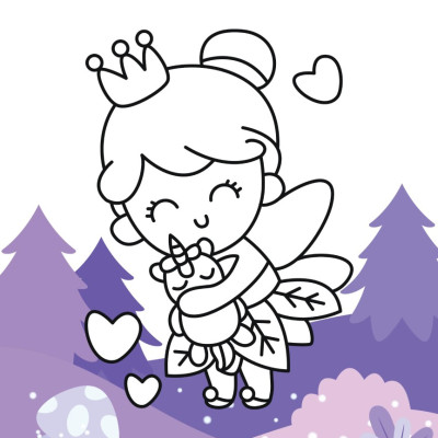 Tô Màu Diệu Kỳ - Cô Tiên Xinh (MEGA)