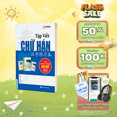Sách - Tập viết chữ hán Theo Giáo Trình Hán Ngữ 1 Mcbooks