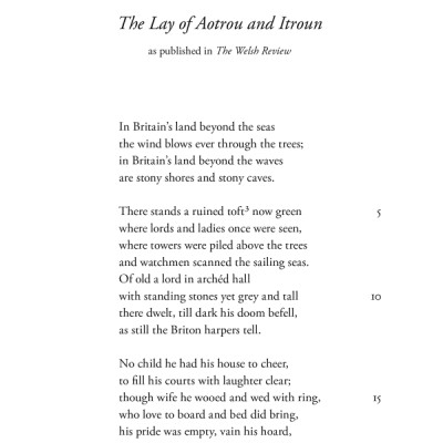 The Lay Of Aotrou And Itroun