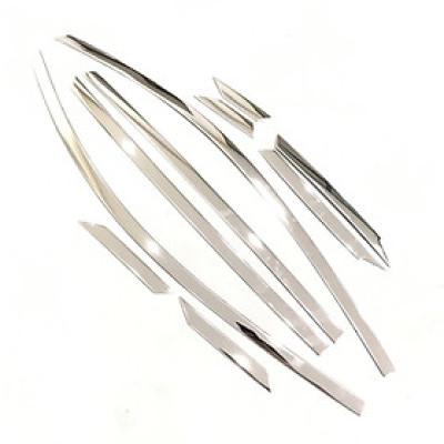 Nẹp viền cong kính INOX dành cho xe Hyundai Tucson 2016-2019