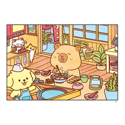 Sách Tô Màu - Capybara