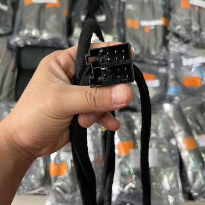 Giắc DSP/ampli, kết nối màn hình nguyên bản cho xe VOLKSWAGEN, độ loa Plug N Play.