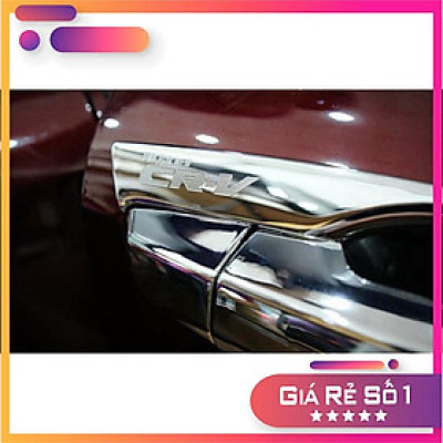 Ốp tay nắm và hõm cửa dành cho Honda CRV 2018-2019-2020 mạ crom