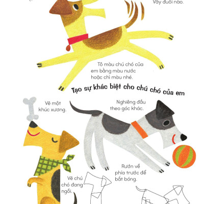 Sách - Vẽ Động Vật Bằng Khuôn Hình Sáng Tạo