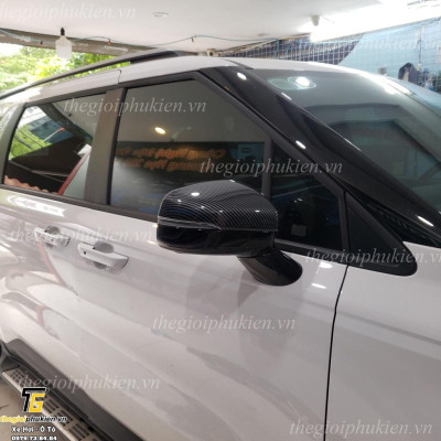 Bộ ốp gương chiếu hậu Kia Carnival vân Carbon cap cấp