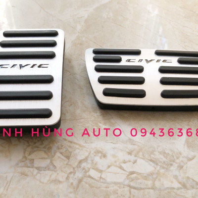 Bộ ốp bọc chân ga, chân phanh cho xe Honda Civic 2016-2021