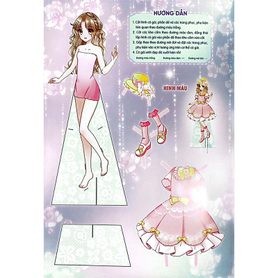 Dán giấy công chúa - Công chúa xinh xắn B27