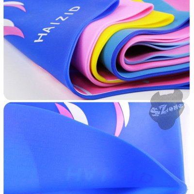 Mũ bơi trẻ em cao su hình hoạt hình cá mập