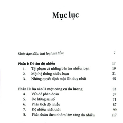 Độ Nhiễu - Sai Lầm Trong Phán Đoán - TRẺ