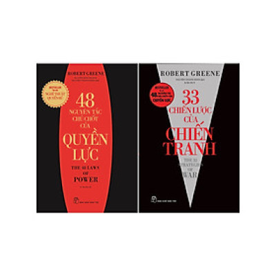 Combo 2 Cuốn Chiến Lược Của Robert Greene: 33 Chiến Lược Của Chiến Tranh + 48 Nguyên Tắc Chủ Chốt Của Quyền Lực