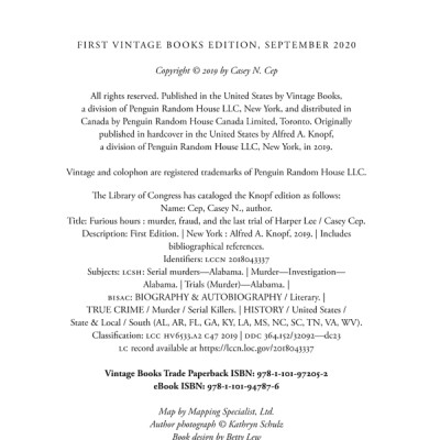 Furious Hours: Murder, Fraud, And The Last Trial Of Harper Lee