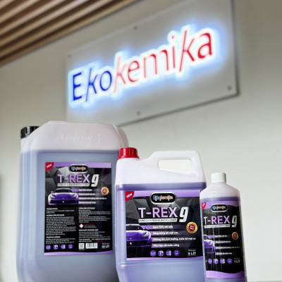 DUNG DỊCH RỬA XE MÁY Ô TÔ KHÔNG CHẠM EKOKEMIKA TREX-9 -1L