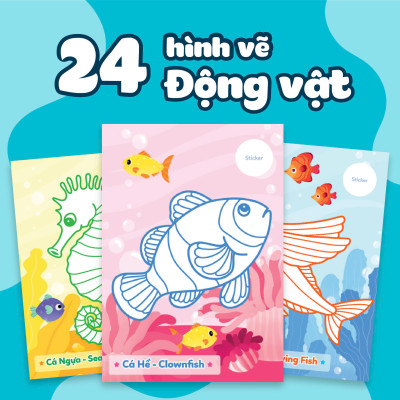 Tô màu khám phá - Thủy cung bí ẩn