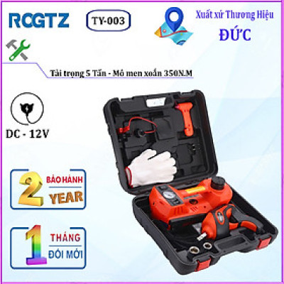 Bộ nâng kích gầm điện, kiêm máy bơm lốp và máy siết ốc ô tô đa năng 3 trong 1 ROGTZ TY-003 - HÀNG CHÍNH HÃNG