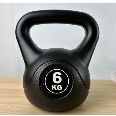 Tạ Bình Vôi 6KG, Tạ Quai Xách Vỏ Nhựa PE Bọc Bê Tông Chống Ồn Dành Cho Nam Nữ